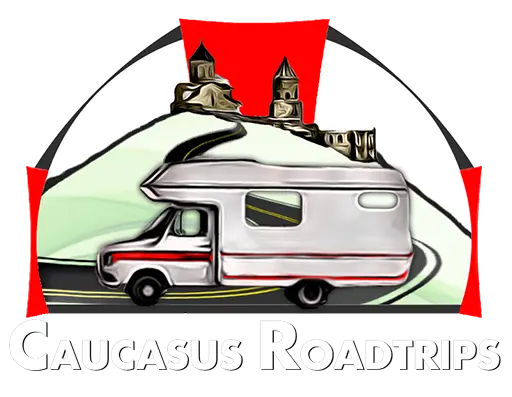 Caucasus Roadtrips Logo dark background 512 wide